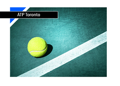 The blue court of Rogers Cup in Toronto - ATP Tennis - North America - Year is 2018 - Bet on it!