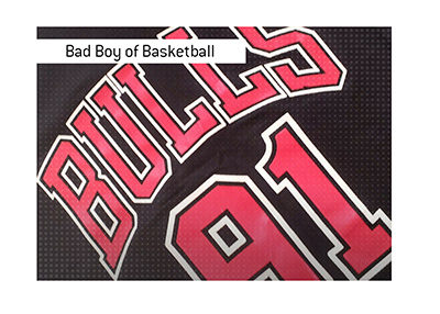 Dennis Rodman was the leagues best rebounder during his time with the Chicago Bulls. 91 Jersey.
