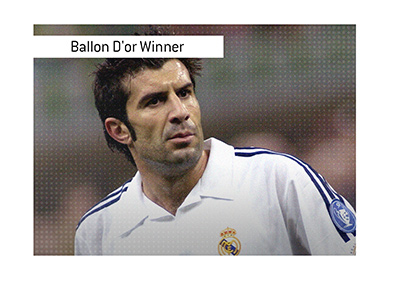 The legendary Portuguese football player - Luis Figo - Ballon Dor winner in 2000.