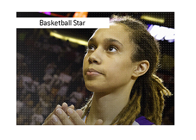Brittney Griner was a dominant basketball star in high school and college.