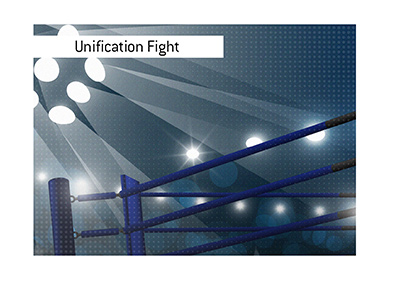 A boxing match that will unite the 168 pound category. Fight in the spotlight.
