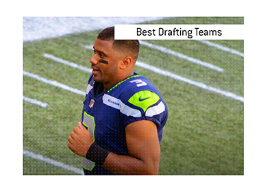 The best drafting teams in the National Football League. In photo: Russell Wilson.