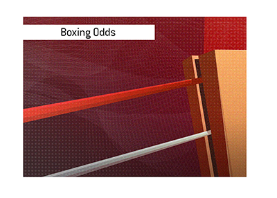 Odds for the upcoming high profile boxing match vary according to the location.