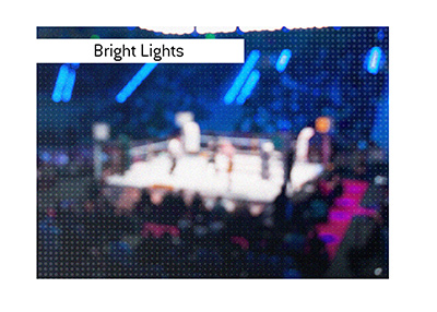 Bright lights of Vegas. Manny Pacquiao vs. Keith Thurman. Boxing. Bet on it!