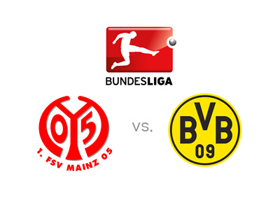Bundesliga matchup - Mainz vs. Borussia Dortmund - Preview, logos and odds
