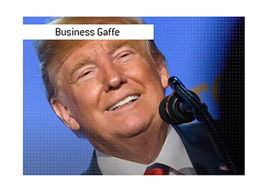 Donald Trump and the business of sports gaffe.