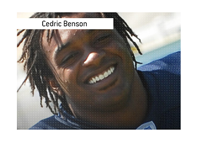 Cedric Benson, smiling during his time with the Bears.