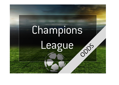 The Odds for the upcoming UEFA Champions League semi-finals second leg games. Year is 2018.