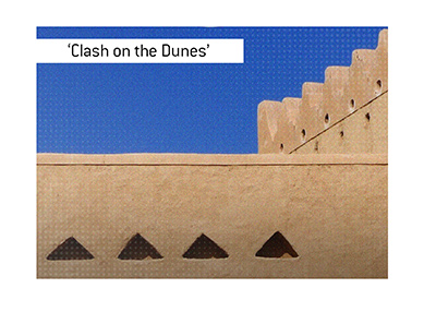 Saudia Arabia welcomes the world to Diriyah for a showcase boxing match. Pictured is the old town Diriyah.