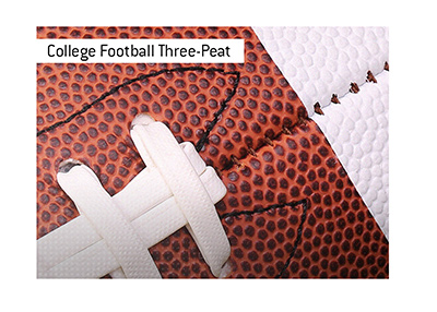 College Football Three-Peat. When was the last time it was done?