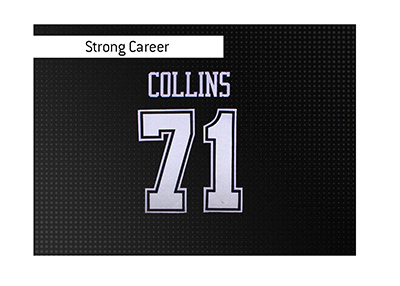 The story of LaEl Collins and his NFL draft. In photo: Cowboys 71 jersey.