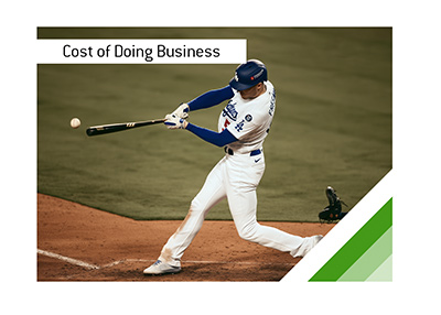 Illustration of Freddie Freeman batting for the Los Angeles Dodgers in his white home uniform during the 2024 World Series.