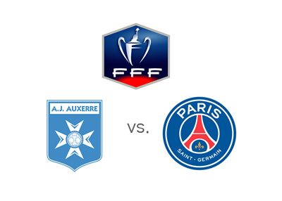 THe 2015 Coupe de France - Auxerre vs. Paris Saint-Germain (PSG) - Matchup, Odds and Team Logos