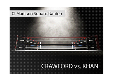 Terence Crawford faces Amir Khan in New York at the Madison Square Garden. Bet on it!