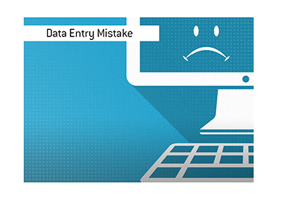 A data entry error could prove to be costly for a brick and mortar sportsbook.