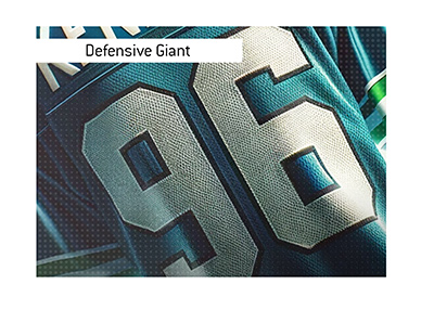 Defensive Giant - Cortez Kennedy - Seattle Seahawks jersey.