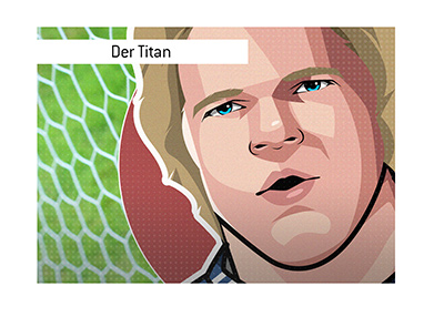 Oliver Kahn aka Der Titan, is the only goalkeeper to ever win the prestigious Golden Ball award at the World Cup.