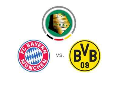 DFB Pokal - German Cup - Bayern Munich vs. Borussia Dortmund - 2015/16 season final - Matchup, odds, tournament logo and team crests