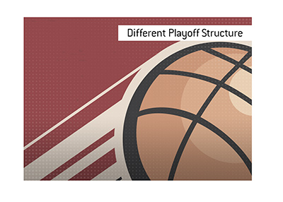 The playoff structure in the 1950s NBA was different than it is today.