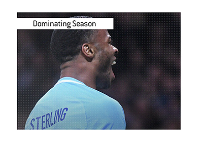 Raheem Sterling was part of the dominating Manchester City team in the 2017/18 season.