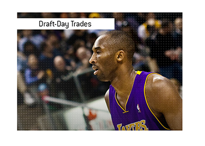 One of the biggest draft day trades in NBA history involved Kobe Bryant and the LA Lakers.