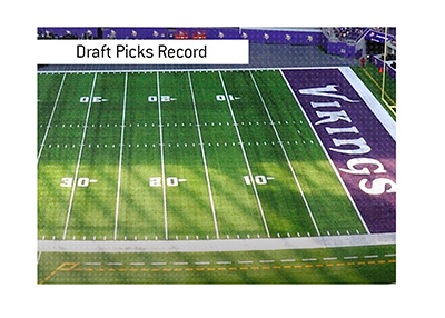Minnesota Vikings hold the record for most draft picks in a single NFL draft. The year was 2020.