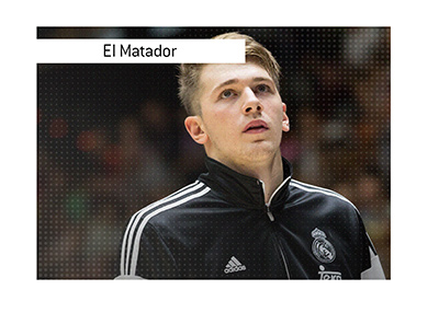 Luka Doncic in the colours of Real Madrid back in 2016. El Matador.