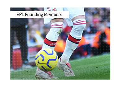 Who were the founding member clubs of the English Premier League?