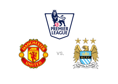 The English Premier League matchup - Manchester United vs. Manchester City - Preview, Odds and logos - Man Darby