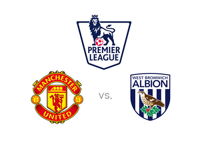 Manchester United vs. West Bromwich Albion - English Premier League matchup - Odds preview and logos