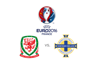 EURO 2016 matchup between Northern Ireland and Wales - Round of 16