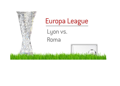 The Europa League matchup between Lyon and Roma. The year is 2017.