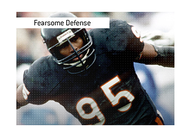 The fearsome defense of the 1985 Bears team.