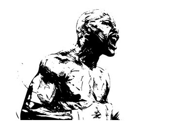 Floyd Mayweather - Drawing - After the fight - Victorioius.