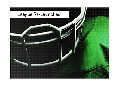 An alternative American Football league is relaunched and off to a promising start.