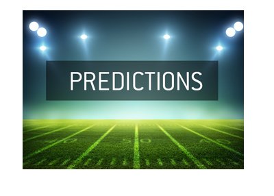 Football Predictions - National League - Night stadium shot and lettering.