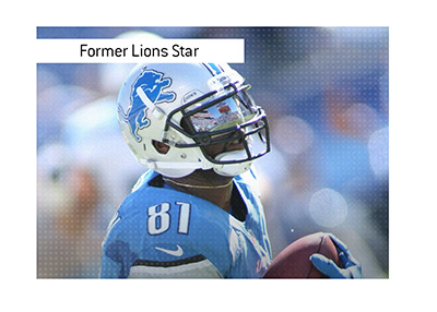 Calvin Johnson and his early retirement from football. The former Detroit Lions star player.