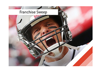 Only four quarterbacks in NFL history have beaten all 32 teams - Brady made sure to include the Patriots too.
