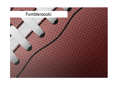 Fumblerooski explained.  The meaning of the term when it comes to the game of American football.  Illustration.