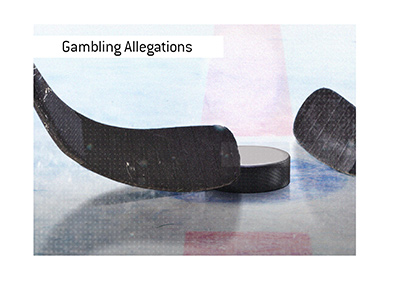 Gambling allegations involving a San Jose player have surfaced in North American hockey.