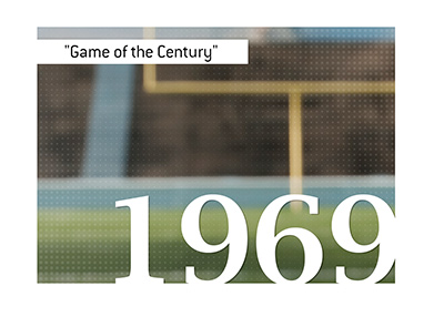 The Game of the Century in American college football took place in December of 1969.