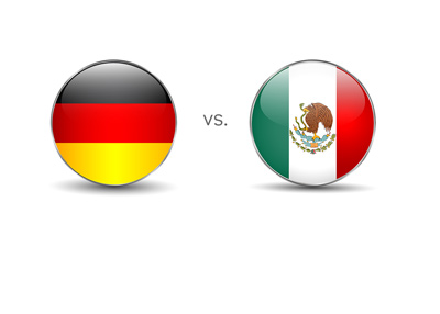 Germany is playing against Mexico in the 2017 Confederations Cup.  The tournament is taking place in Russia.