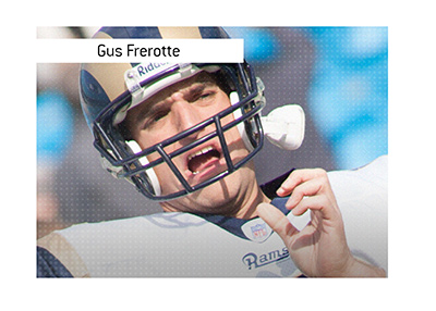 The story of Gus Frerotte and the time he hit a padded wall outside of the endzone. And ended up in the hospital.