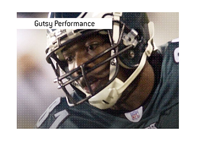 Terrell Owens and one of the gutsiest performances in NFL history.