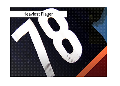 The heaviest player ever in the National Football League is...