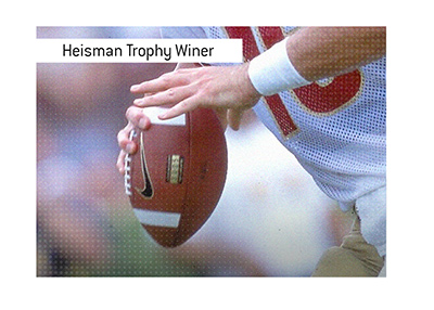 The oldest winner of the Heisman Trophy.