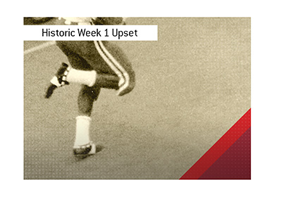 Historic Week 1 Upset in College football.