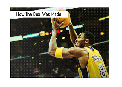 How the Kobe Bryant to LA Lakers deal was made.  Player Illustration.
