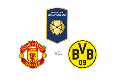 The opening game of the 2016 International Champions Cup - Manchester United vs. Borussia Dortmund - July 2016