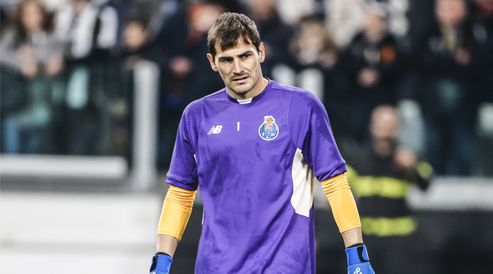 Porto FC goalkeeper Iker Casillas. Tough day at the office.